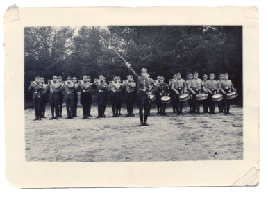 1934 SA-Spielmannszug  der Standarte 215 mit Hermann von Frieling